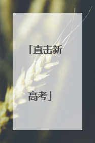 直击新高考